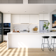 Interior of Oran Park apartments with Industralight downlights