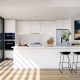 Interior of Oran Park apartments with Industralight downlights