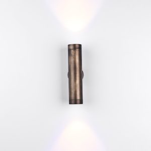 CWL502 Aged bronze up-and-down wall mounted exterior luminaire
