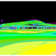 Industralight lighting simulations for the car park project at Banora Village Shopping Centre