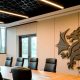 Industralight lighting at the St George Illawarra Dragons Centre sporting facility: strip, downlights, high bays and panels