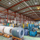 Industralight HB65X LED highbay luminaires installed at Gramline's Smithfield fence manufacturing warehouse.