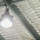Industralight HB65X LED highbay luminaires installed at Gramline's Smithfield fence manufacturing warehouse.