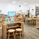 Green Leaves Early Learning Centre, Bundaberg, is lit with Industralight panels and downlights