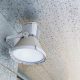 Industralight PHB200 LED highbays illuminating communal entry space