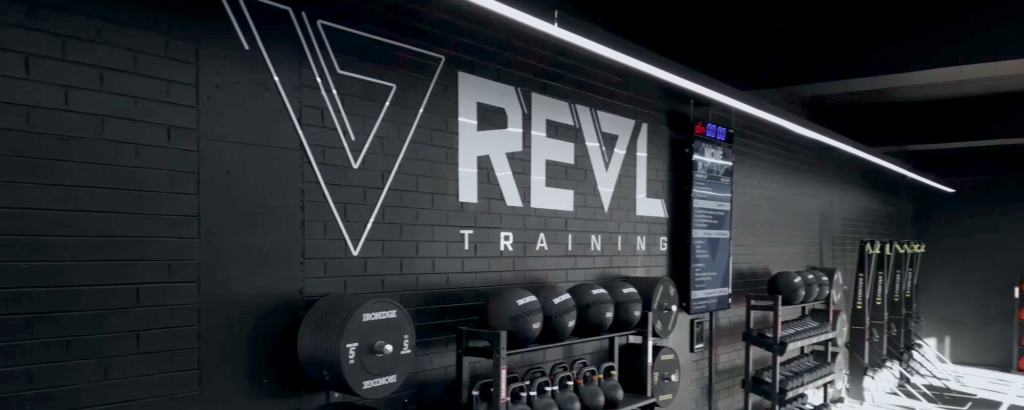Industralight linear lighting was supplied to REVL Training, refinished in black.