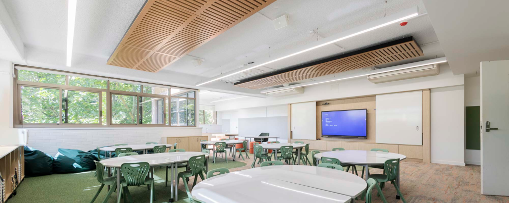St Mary's Cathedral College gets custom education lighting by Industralight