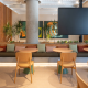Lyf Bondi Junction Sydney hotel features custom Industralight striplighting.