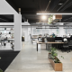 Industralight's LED linear and strip lighting installed at Papermoose's creative office and meeting room.