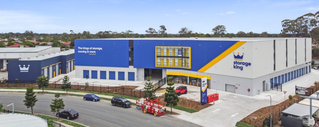 Storage King upgraded warehouse lighting with energy efficient Industralight battens