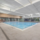 Industralight supplied The Summit Aquatic Centre with IP rated lighting - here are the floodlights in the pool area