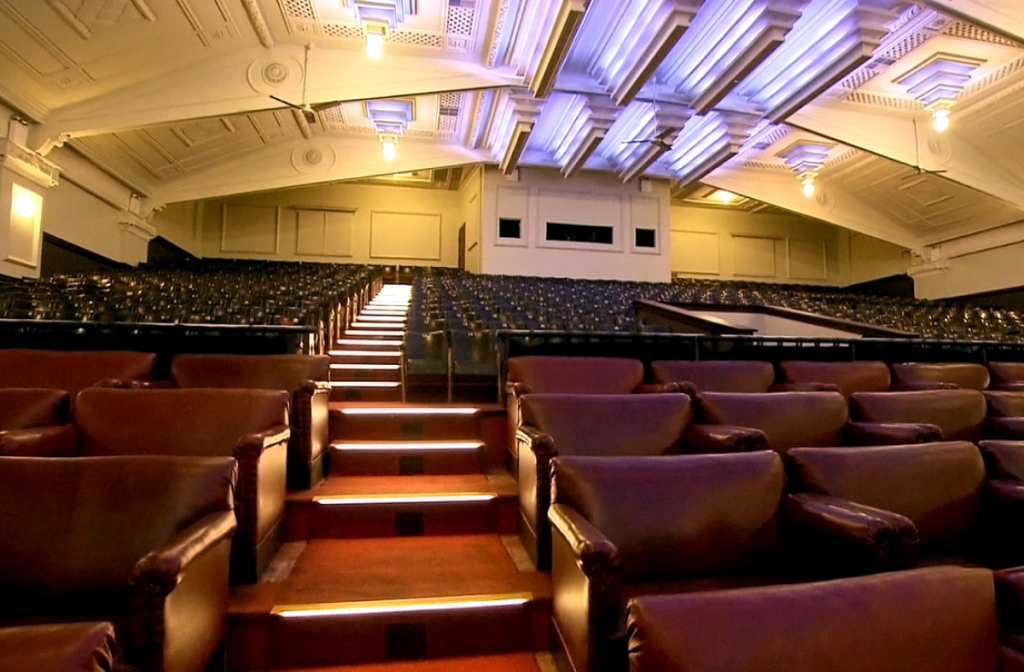 Industralight supplied lighting to the Thebarton Theatre - here is the Stairnose used on the stairs