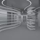 Industralight custom lighting suspended in Tranby College - lighting simulations