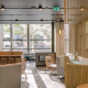 Industralight interior and exterior lighting in UniLodge Lincoln House in Melbourne.