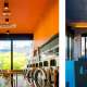 Industralight interior and exterior lighting in UniLodge Lincoln House in Melbourne.