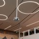 Parramatta Eels social space with lighting