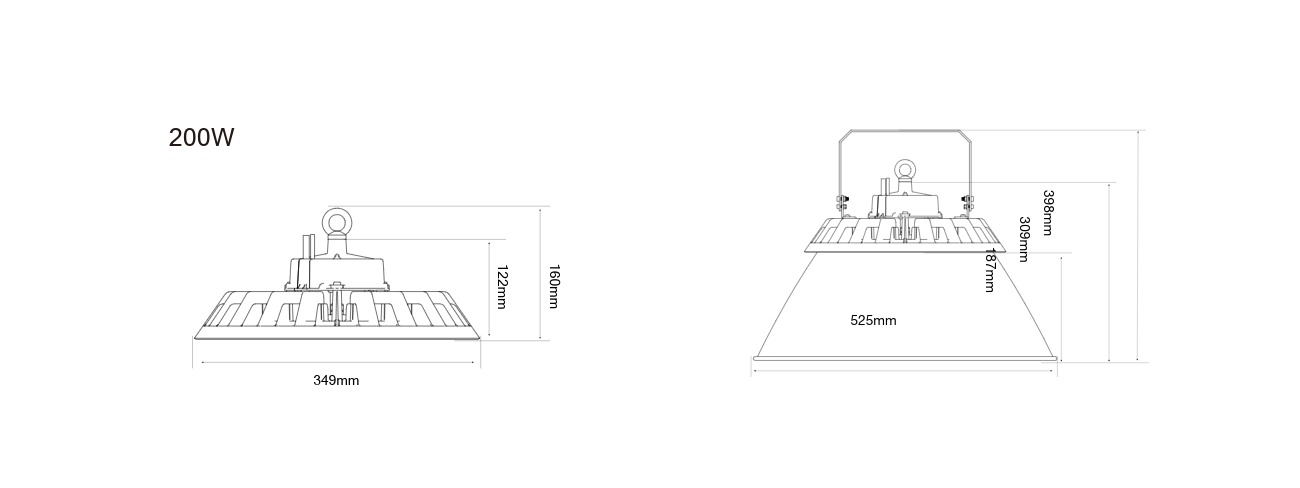 Industralight VHT LED luminaire