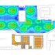 Industralight lighting simulations at Valley Central Shopping Centre
