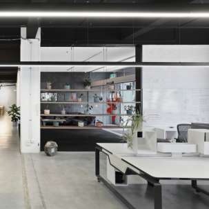 Industralight's LED linear and strip lighting installed at Papermoose's creative office and meeting room.