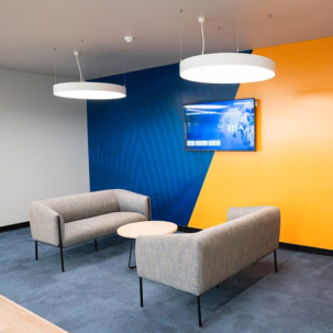 Industralight NV200 round pendant panels